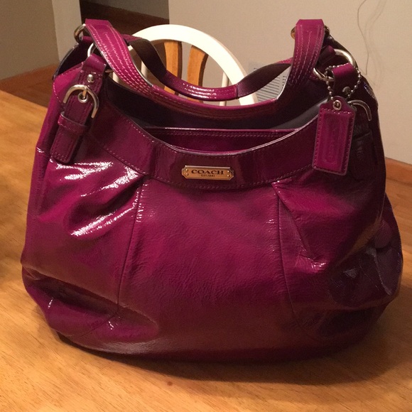 Coach bag with dust cover - Picture 2 of 2